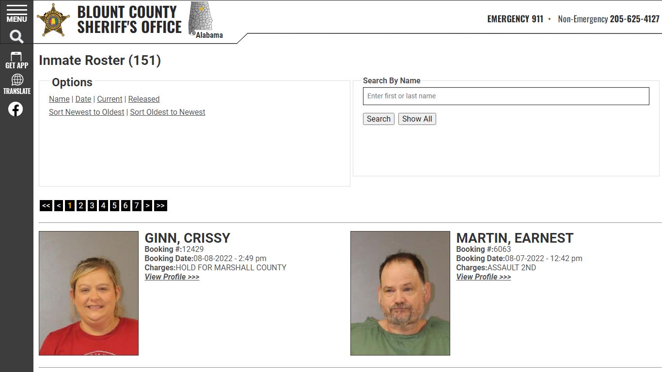 Inmate Roster - Blount County Sheriff AL